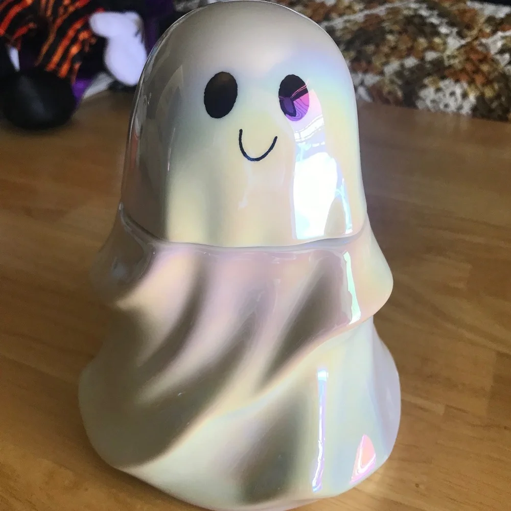 NWT Target Bullseye Halloween Ghost Decorative Bowl